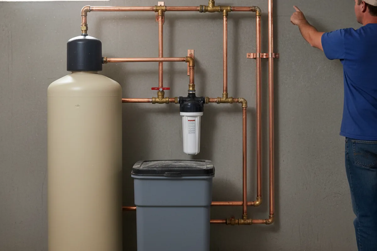 Whole-house water treatment system installed in Glenfield